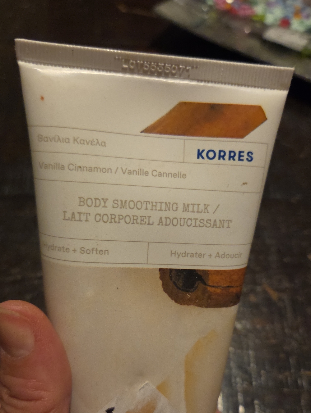 Korres Vanilla Cinnamon Body Smoothing Milk -new Sealed 200 Ml